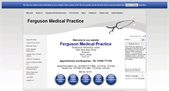 Desktop Screenshot of fergusonmedicalpractice.scot.nhs.uk