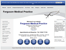 Tablet Screenshot of fergusonmedicalpractice.scot.nhs.uk