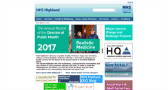 Desktop Screenshot of nhshighland.scot.nhs.uk