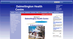 Desktop Screenshot of dalmellingtonhealthcentre.scot.nhs.uk