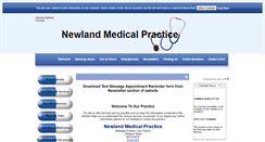 Desktop Screenshot of newlandmedicalpractice.scot.nhs.uk