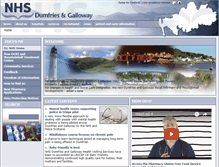 Tablet Screenshot of nhsdg.scot.nhs.uk
