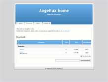 Tablet Screenshot of angeliux.scot.sk