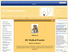 Tablet Screenshot of 101medicalpractice.scot.nhs.uk