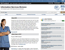 Tablet Screenshot of isdscotland.scot.nhs.uk