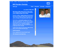 Tablet Screenshot of nhsbordersdentists.scot.nhs.uk