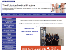 Tablet Screenshot of fullartonmedicalpractice.scot.nhs.uk